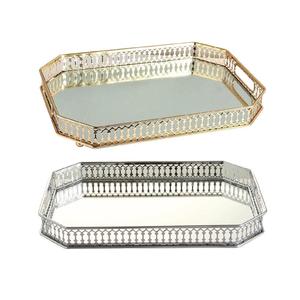 High Quality Metal <b>Tray</b> Dishwasher Safe for Tableware Serving Breakfast Bathroom <b>Vanity</b> <b>Tray</b> Hot Sale - Product Image 3