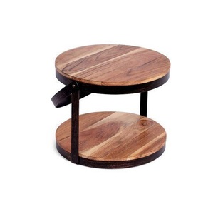 Élégant support à cupcakes en bois fait main, présentoir naturel pour gâteaux, pâtisseries, muffins et décoration de table de desserts - Product Image 2
