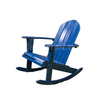 Chaise de patio Adirondack en bois massif de haute qualité, design minimaliste, garantie de 3 ans, pour les loisirs en plein air, attrayante pour le jardin - Product Image 1