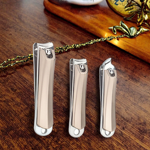 Coupe-ongles professionnel en acier au carbone, droit/courbé, à pointe, pour ongles de pieds et de mains, à large ouverture, durable, pour salon - Product Image 6