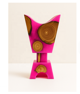 Brûleur d'encens en bois de santal artisanal moderne et écologique, porte-bakhoor, diffuseur d'aromathérapie, décoration parfumée pour la maison - Product Image 1