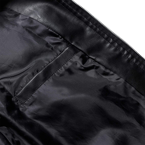 New Brand <b>Men's</b> Genuine Leather <b>Jacket</b> Spring Fall Breathable Hooded <b>Long</b> Sleeves Vintage Style Fashion Clothing - Product Image 3