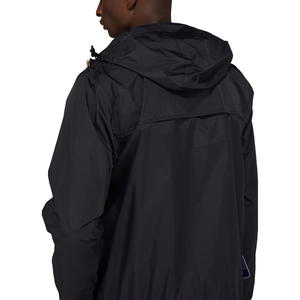 Chaqueta deportiva cortavientos para hombre, para primavera/verano, con cremallera, impermeable, con diseño sin cuello. - Product Image 6
