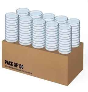 Boîte de Pétri en verre réutilisable certifiée CE, capacité de 60 mm, non stérile, alimentation manuelle pour utilisation en laboratoire - Product Image 4