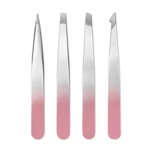 Pinzas para Cejas de Acero Inoxidable con Punta Puntiaguda, Personalizables, de Alta Calidad, Ecológicas y Ligeras, Modelo GSI-ZA-330 - Product Image 1