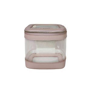 TPU Material Panelled Pattern Type Structured and Tangible Bucket Portable Minimalist casual Style Large-capacity Cosmetic Bag - Product Image 5