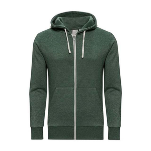 Mens Soft Fleece Zip Hoodie Comfortable Warm Fabric Streetwear USA Europe Trend Mens Polyester Cotton Zip Hoodie Quick - Product Image 3