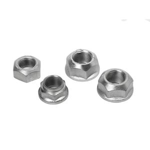 Tuerca hexagonal forjada de acero dulce recubierta de zinc pulido, sujetadores industriales personalizados mecanizados de un fabricante indio - Product Image 1