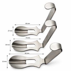 Écarteur buccal auto-retenant en acier inoxydable avec lames linguales, instrument chirurgical ORL, fabricant - Product Image 4