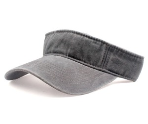 Casquette de soleil personnalisée avec logo, couleur unie délavée à l'acide, pour sports, pêche, cyclisme, fêtes, voyages, usage décontracté - Product Image 4