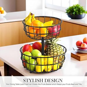 Cesta de Almacenamiento de Alambre Metálico Industrial Grande, Organizador Resistente para Almacenamiento en Garaje o Despensa - Product Image 2