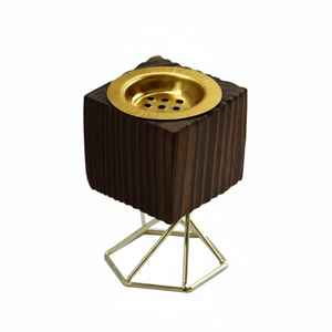 Quemador de Incienso de Madera de Diseño Indio, Porta Incienso de Madera Hecho a Mano, Decoración para el Hogar, Porta Incienso de Madera Simple - Product Image 1
