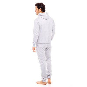 Combinaison unisexe de luxe décontractée en polaire pour homme, pyjama sans pieds à capuche, grande taille, combinaison adulte, chaude et respirante pour l'hiver - Product Image 6