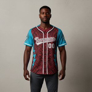 Breathable Anti-Bacterial Short Sleeve Printed <b>Baseball</b> Jersey Adults Plus Size Customized Logo Sublimated <b>Baseball</b> Jersey - Product Image 1