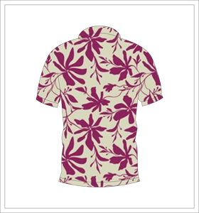 เสื้อโปโลพิมพ์ลายดอกไม้เขตร้อนสำหรับผู้ชาย เสื้อโปโลแขนสั้นลำลองแฟชั่นฤดูร้อน เสื้อกอล์ฟ - Product Image 2