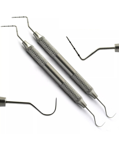 Surtechs Dental Cord Packer Small Tip Set of 2 Gingival Atraumatic Retraction Instrument - Product Image 1