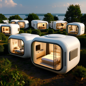 Casa prefabbricata capsula di spazio letto cabina Hotel contenitore casa sonno Pod all'aperto casa piccola casa capsula di lusso - Product Image 4