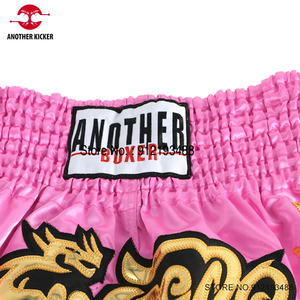 Shorts de Muay Thai 2024 Nouveaux Shorts de Boxe Femme Homme Enfant Broderie Pantalons d'Entraînement de Kickboxing Équipement de Combat Arts Martiaux Sanda - Product Image 4