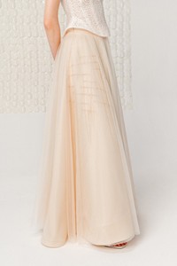 Ready To Ship Long Skirt Elegant Clothing ARCHLINE MIDI SKIRT Sparkly Mesh Fabric ODM Private Label Long <b>Maxi</b> Skirts Women - Product Image 3