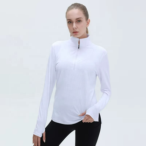 Camiseta Deportiva de Manga Larga para Mujer, de Secado Rápido, Ajustada, para Yoga, Running y Uso Casual, Venta al Por Mayor - Product Image 3