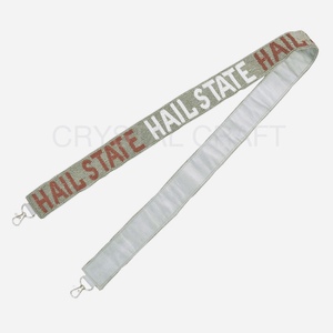 สายรัดผ้าลูกปัดแบบวินเทจรักษ์โลก CRYSTAL CRAFT พร้อมข้อความสั่งทำ BOOMER SOONER Texas Rangers Pittsburgh Go Frogs สีสันสดใส - Product Image 6