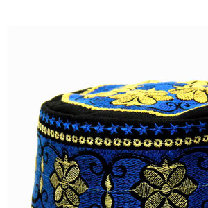 Gorro de Oración Musulmán de Primera Calidad 2026, Diseño Personalizado, Ligero y Cómodo, Gorros Kufi Musulmanes Bordados para Hombre - Product Image 5