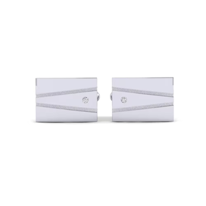 Magnifiques boutons de manchette en diamant pour hommes, bijoux formels de luxe - Product Image 1