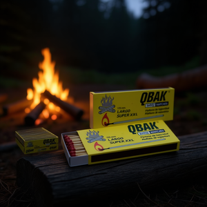 Fósforos de 170 mm, Fósforos de Alta Calidad para Acender Fuego, Ideales para Campismo y Supervivencia al Aire Libre - Product Image 3