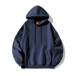 Custom 100% Cotton for Men's Letter Pattern <b>Hoodie</b> <b>Plain</b> Drop Shoulder Oversized Hooded Sweatshirt Waterproof Streetwear - Product Image 6