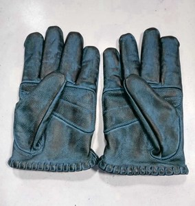Gants de travail d'hiver robustes en cuir ciré pour mécaniciens, avec sangle de poignet réglable, paume renforcée, haute résistance, sécurité, imperméables, sans silicone - Product Image 2