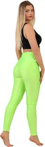 Pantalones Deportivos de Cintura Alta con Compresión, Bolsillos Internos, Control de Abdomen, Leggings Brillantes para Mujer, Leggings Deportivos para Yoga - Product Image 5