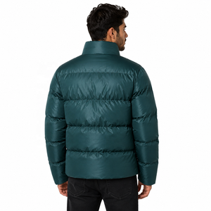 Chaqueta de Plumón Personalizada de Alta Gama para Hombre, Chaqueta Elegante con Forro de Piel de Oveja para Invierno, Chaquetas Personalizadas para Hombre al por Mayor OEM - Product Image 3