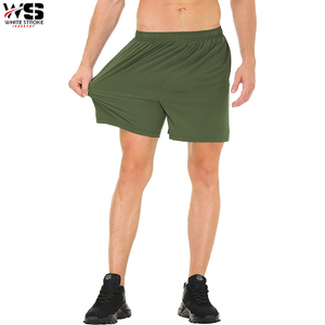 Pantalones Cortos Deportivos para Hombre para Correr, Crossfit y Entrenamientos de Gimnasio - Transpirables, de Secado Rápido, 100% Poliéster - Product Image 2