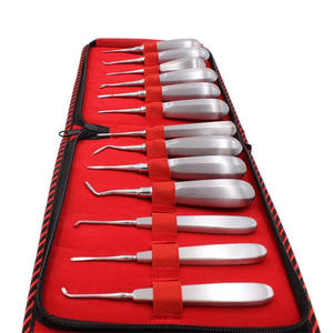 Dental <b>Instruments</b> Luxating Lift Elevator Teeth Set 13pcs Coupland Cryer Straight Stainless Tools CE Certified By Grip Surgical - Product Image 3