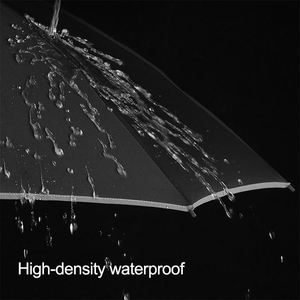 23 Inch 10 Ribs 190 T Fabric With UV Business Gifts 3 Fold Reverse Reflective Led Light Handle Automatic <b>Umbrella</b> - Product Image 2