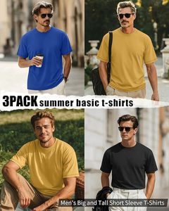 Camiseta de Algodón para Hombre, Moderna, de Manga Corta, Cuello Redondo, Tela Suave y Transpirable, Ropa Casual para Uso Diario, Proveedor Mayorista de Ropa de Verano - Product Image 2
