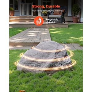 Copertura Leggera e Resistente alle Intemperie in Finta Roccia per Serbatoi Esterni, Texture Naturale Realistica, Copertura Artificiale per Pozzo - Product Image 3