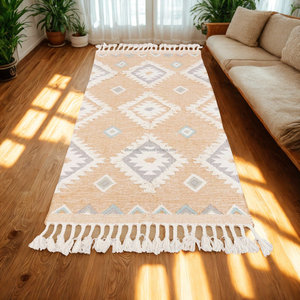 Tissu à tisser à la main en fibre naturelle, tapis en jute, tapis tribaux kilim, fournisseur de gros, tapis durables en vrac pour l'exportation - Product Image 6