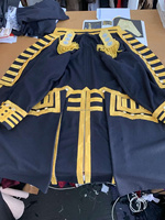 Veste Hussar Napoléon pour homme, long manteau brodé à la main, style vintage, vestes pour homme à l'ancienne