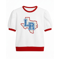 Sweat-shirt de baseball pour femme, collection été-automne, idéal pour les jours de match – Écologique, respirant, avec sequins brodés à la main sur le devant