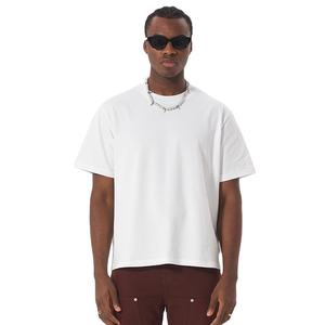 T-shirt Homme Col Rond Personnalisé Effet Délavé Solaire Imprimé par Transfert Thermique 100% Coton Respirant Coupe Oversize Vintage Délavé à l'Acide Épaules Tombantes Coupe Boxy - Product Image 4