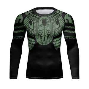 เสื้อแรชการ์ดแบบสั่งทำรุ่นใหม่ปี 2026 แบรนด์ส่วนตัว วัสดุคุณภาพดีที่สุด MOQ ต่ำ - Product Image 3
