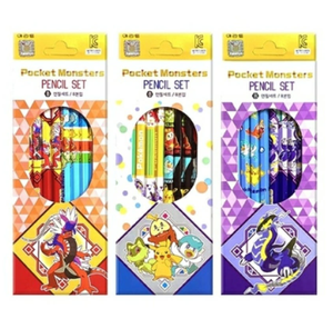Juego de Lápices Coreanos Pokemoned, 8 Piezas, 12 Cajas, Lápices de Grafito para Niños, Papelería Escolar, Distribuidor de Anime, Venta al por Mayor - Product Image 1