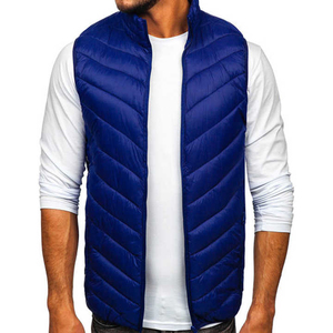 Gilet matelassé sans manches pour homme, modèle 2025, chaud et tendance, en stock, prix de gros, personnalisation OEM - Product Image 1