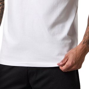 Mens <b>White</b> Sports Performance T Shirt Short Sleeve Athletic Lightweight Breathable Running Fitness Gym Workout Casual <b>Tee</b> - Product Image 5