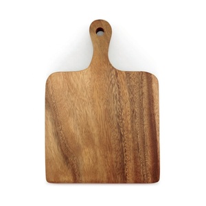 Tabla de cortar cuadrada de madera de acacia de diseño moderno, calidad natural para uso doméstico en restaurantes de hoteles - Product Image 1