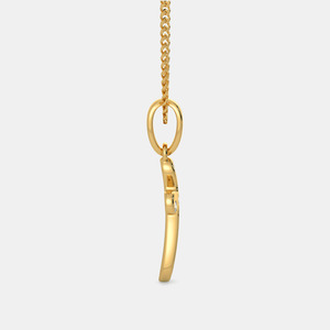 Collar con Colgante de Cruz de Diamantes Cultivados en Laboratorio con Baño de Oro Amarillo - Product Image 5