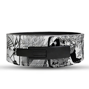 Ceintures de musculation respirantes de 10 mm avec impression de personnage d'anime, soutien du dos, résistantes à l'usure, nouveau design en cuir de vache - Product Image 2