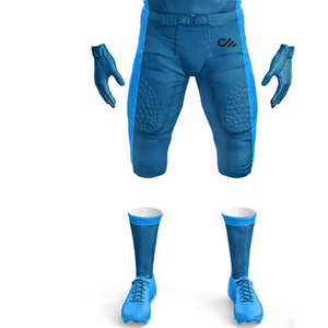 ชุดยูนิฟอร์มอเมริกันฟุตบอลคุณภาพพรีเมียม สะท้อนแสง ระบายอากาศได้ดี ออกแบบเองได้ตามต้องการ ผลิตจากโพลีเอสเตอร์ 100% รับผลิตตามสั่ง ขั้นต่ำ 100 ชุด - Product Image 4