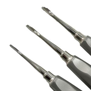 Juego de 3 Elevadores Dentales de Raíz Premium, Rectos y Proximadores (3mm, 4mm, 5mm) para Extracción Dental, Herramientas de Acero Inoxidable - Product Image 2